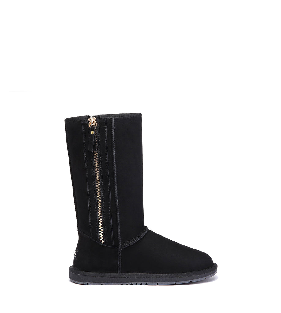 Tall uggs clearance with side zipper