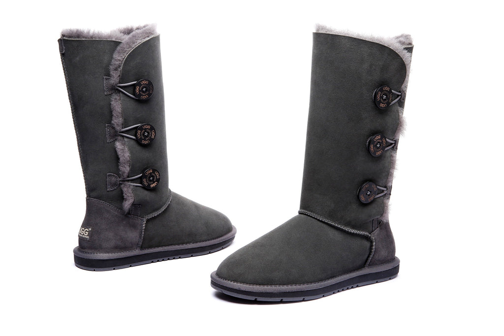 Grey on sale boots tall