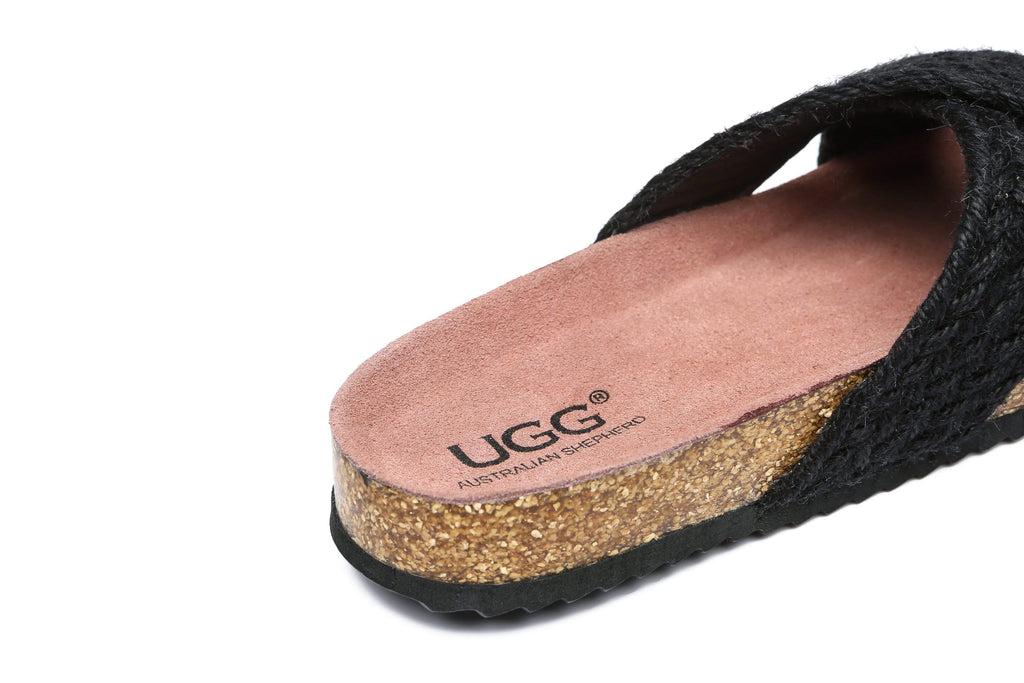 Ugg fluff discount glitter ballet flat