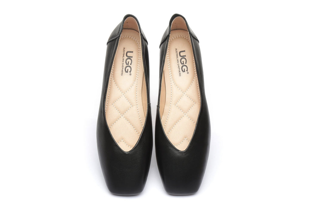 Ugg store leather flats