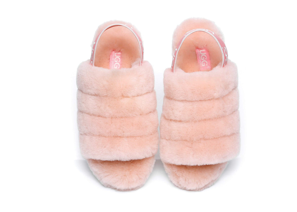 Ugg slippers pink online fluffy