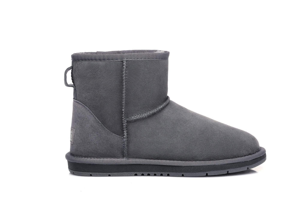 Gray mini clearance ugg boots